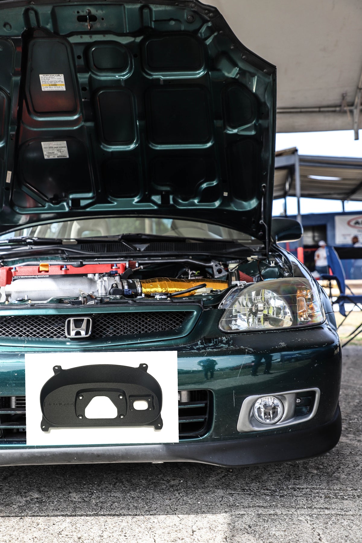 Honda Civic 96-00 EK Dash Mount for FuelTech FT550/FT450 WB-O2 Nano Gen 2