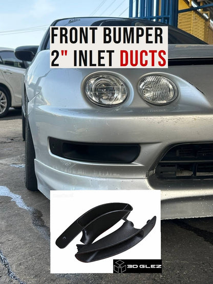 DC2 Integra Front Bumper 2" Air Inlet Ducts