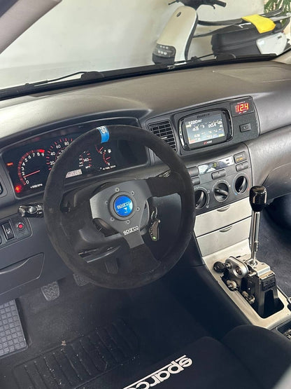 Angled Fueltech 450 & WB-O2 Nano Bezel - 2003 to 2008 Toyota Corolla