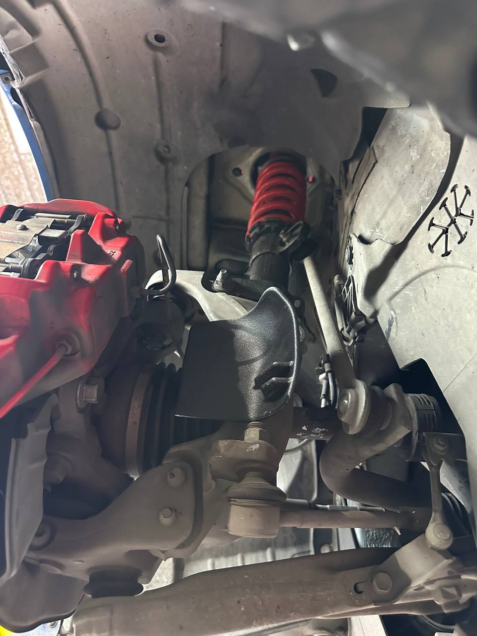 Bolt-On FL5 Style front brake cooling plate ducts upgrade for FK8